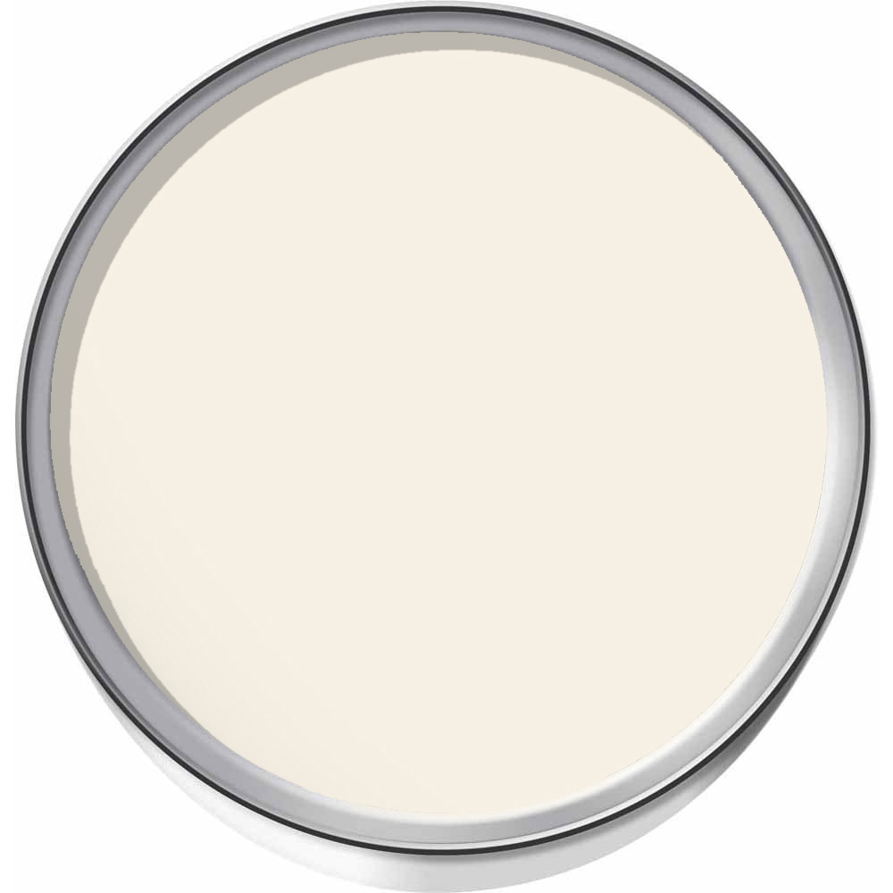 Crown Breatheasy Walls & Ceilings Cream White Silk Emulsion Paint 2.5L Image 3