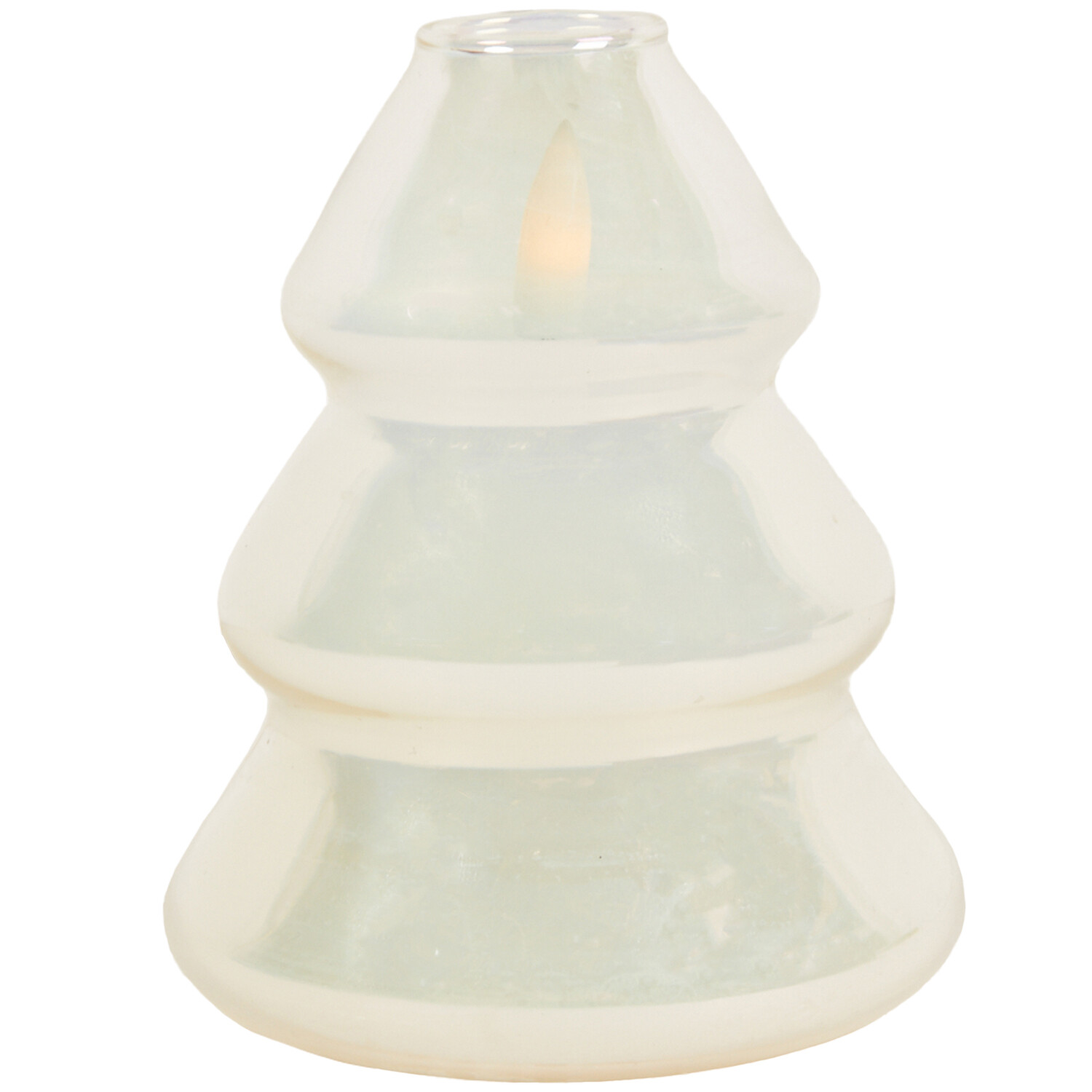 Lustre Tree LED Candle - White Image 1