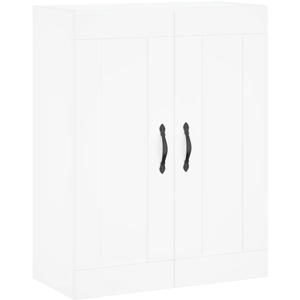 vidaXL 2 Door White Wall Mounted Cabinet Image 2
