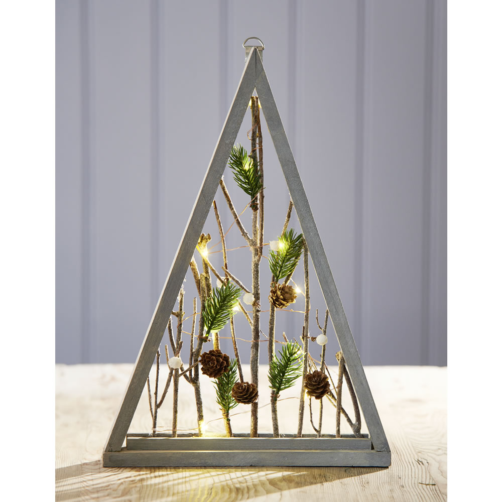 Wilko Alpine Home LED Battery-Operated Branch Christmas Decoration Image 4