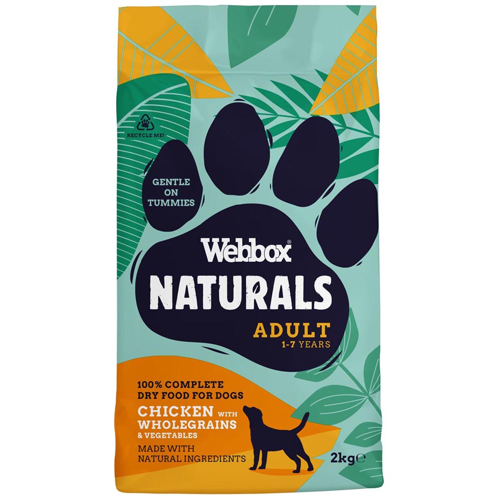Webbox Naturals Chicken with Whole Grains and Vegetables Adult Dog Food 2kg Image