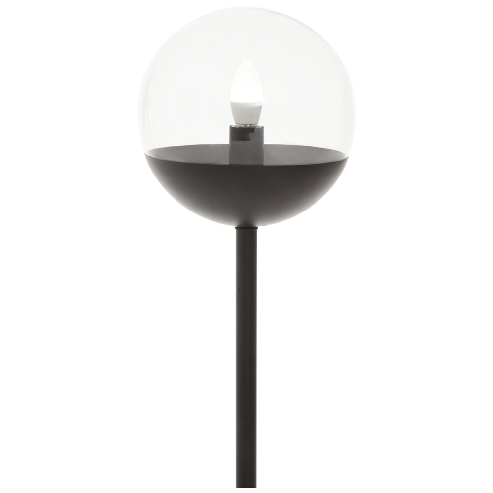 Premier Housewares Black Finish Metal Floor Lamp Image 3