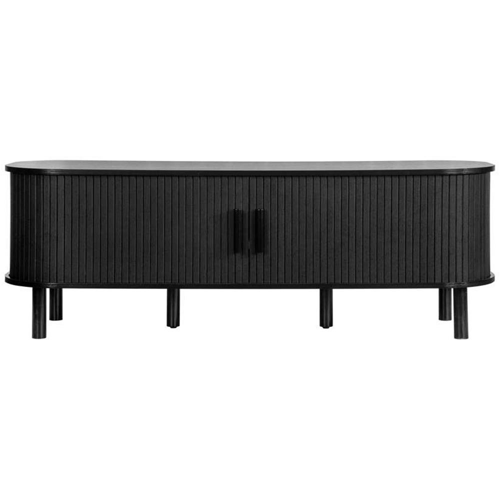 Birlea Axel Fluted Black TV Unit Image 3