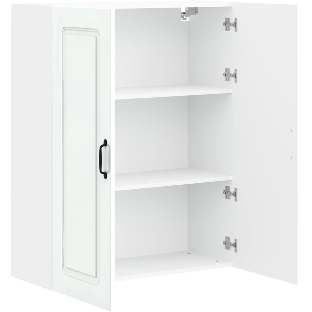 vidaXL 2 Door High Gloss White Kitchen Wall Cabinet Image 5