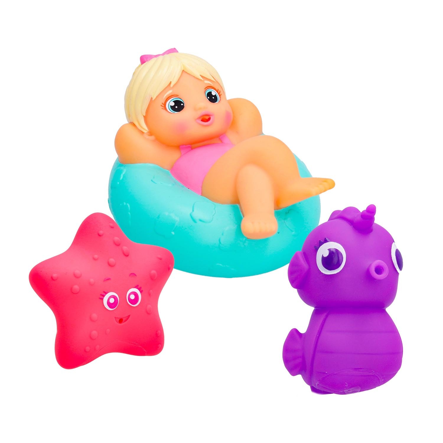 Bloopies Pink Bath Figures 3 Pack Image 2
