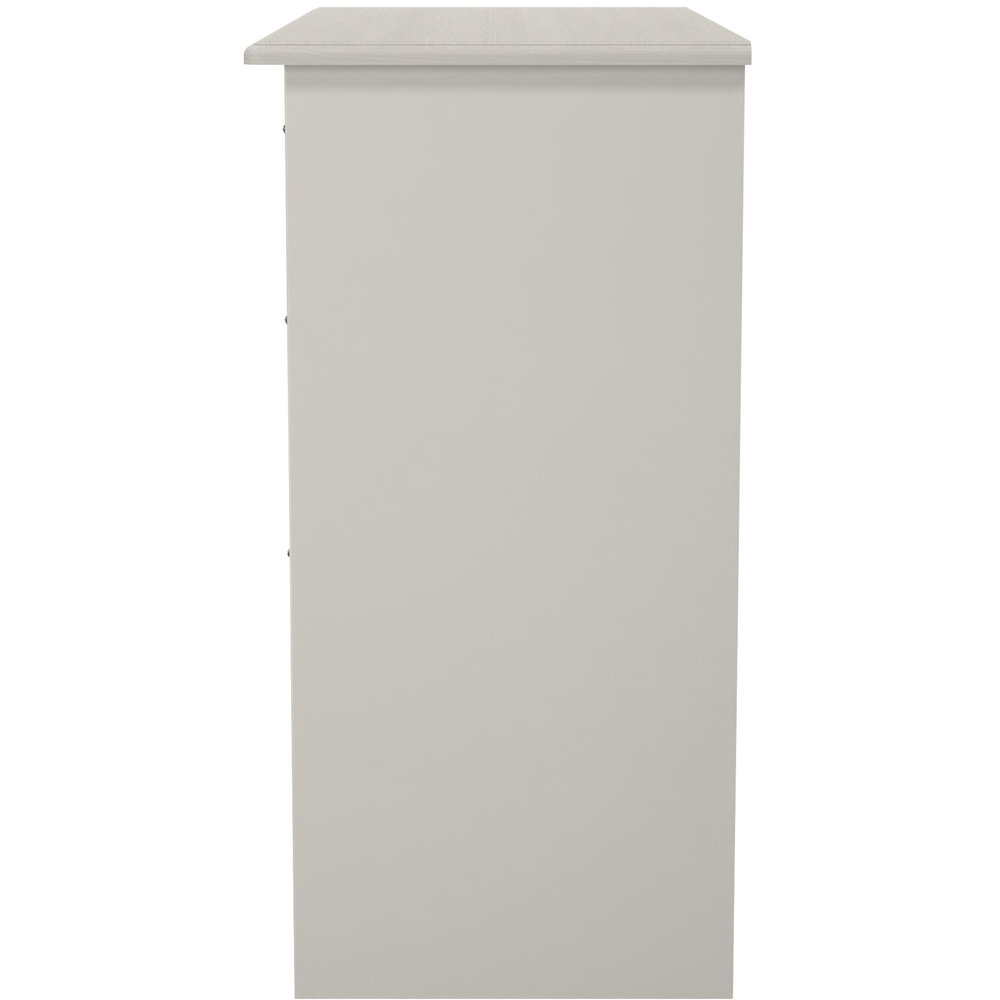 Crowndale Pembroke 3 Drawer Grey Ash Vanity Dressing Table Ready Assembled Image 4