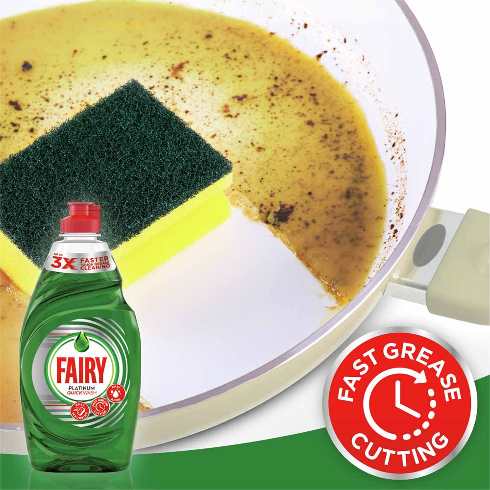 Fairy Platinum Original Washing Up Liquid 625ml Image 2