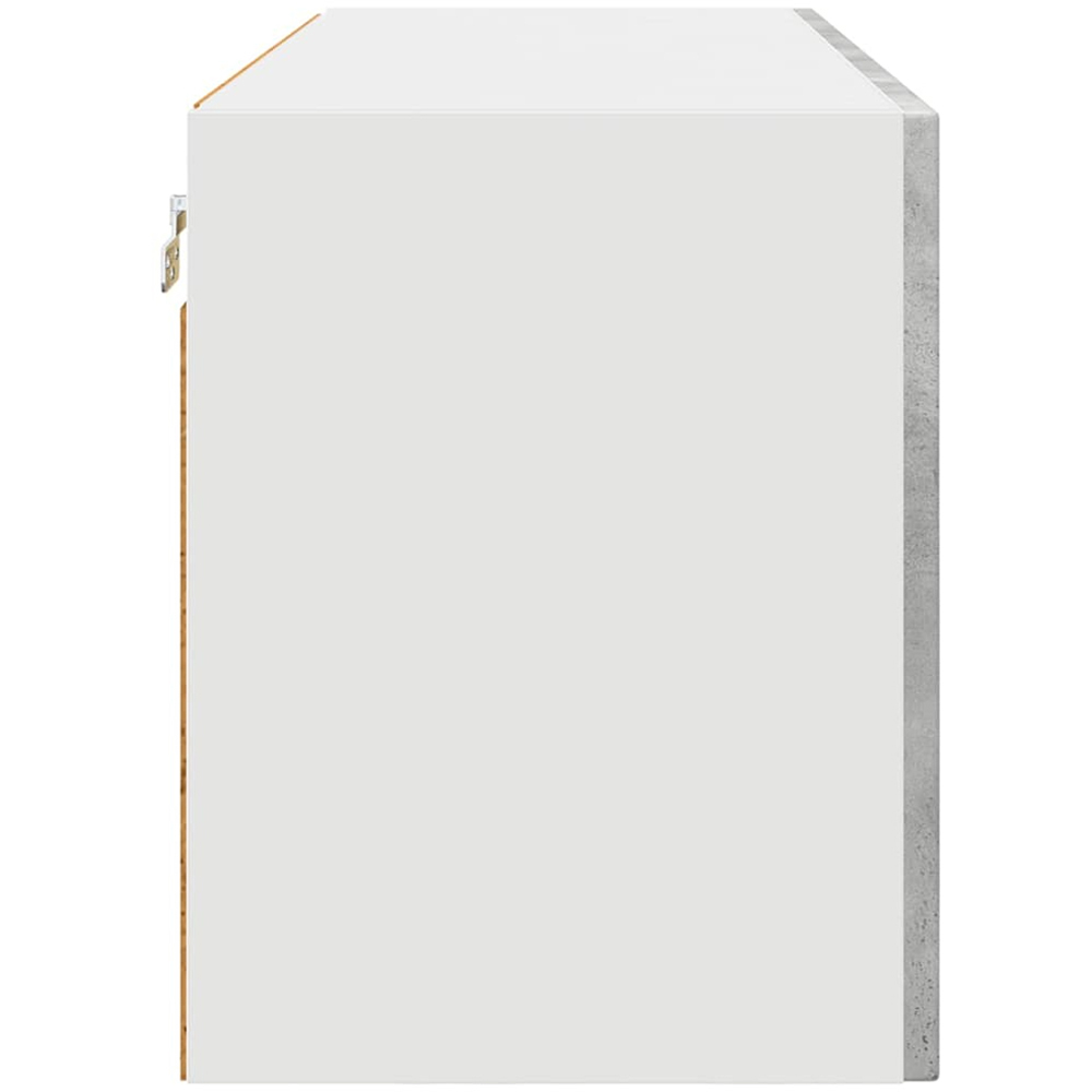 vidaXL Kalmar 2 Door Concrete Grey Wall Kitchen Cabinet Image 7