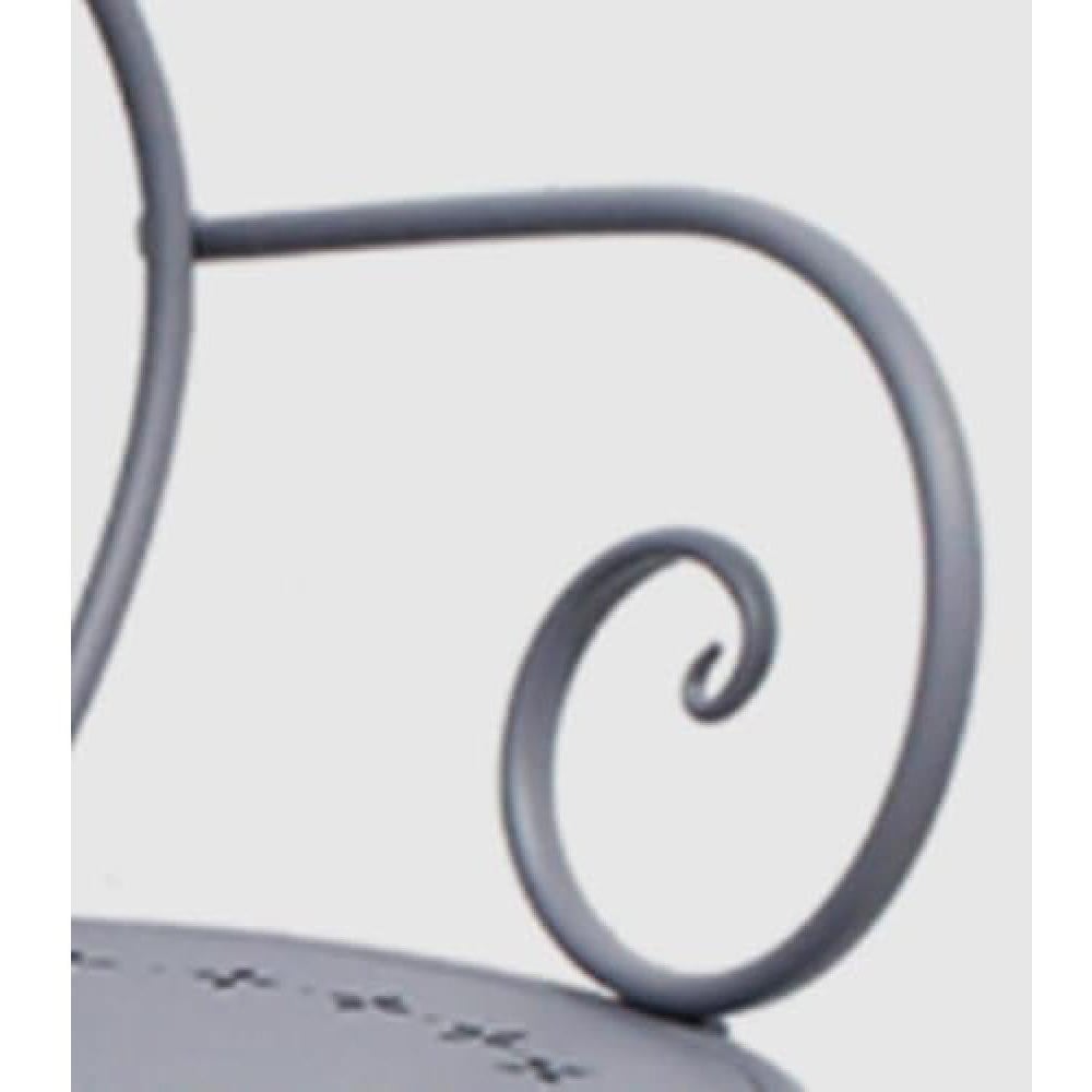 Fallen Fruits 2 Seater Grey Wooden Rocking Bench Image 4