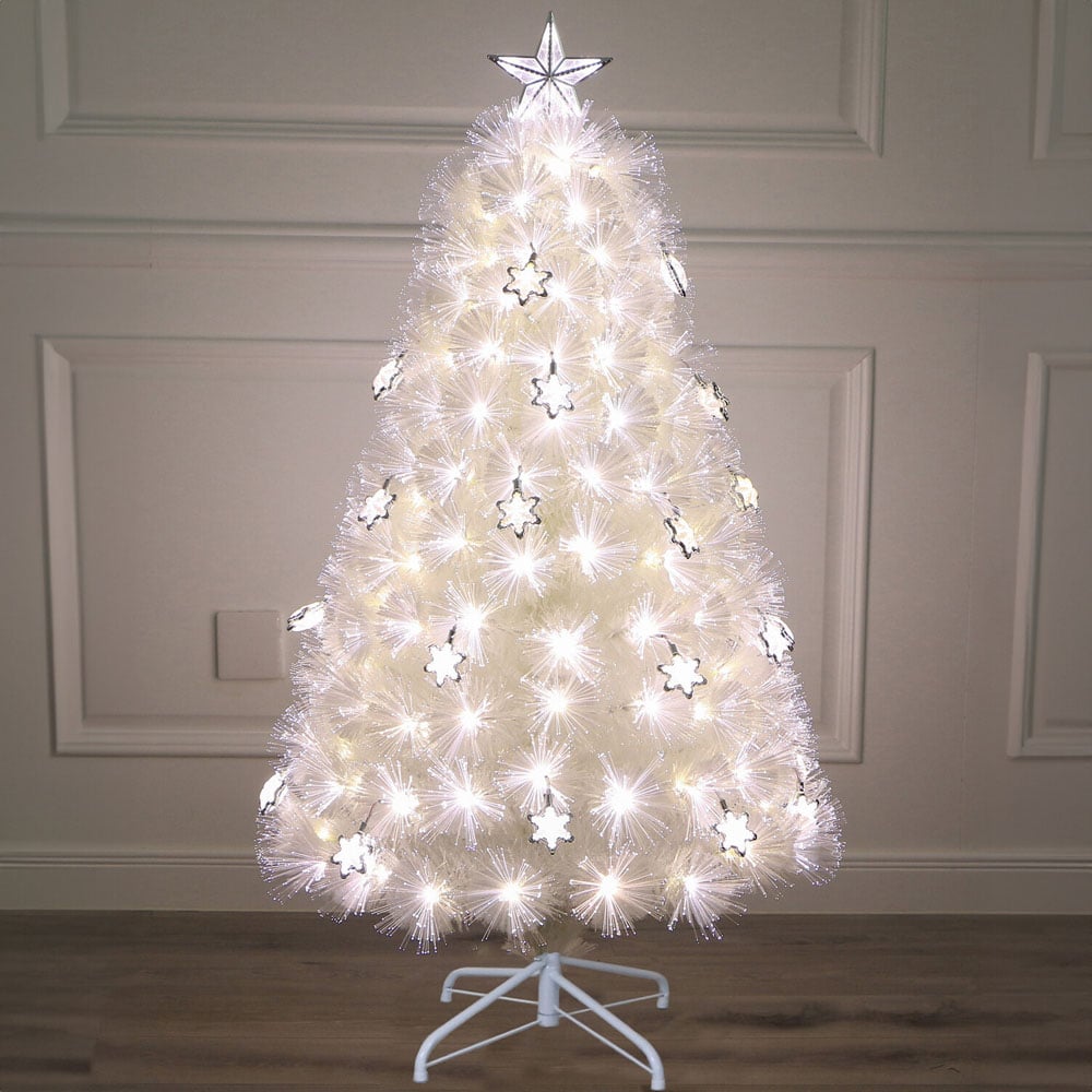 White Fibre Optic Tree Image 2