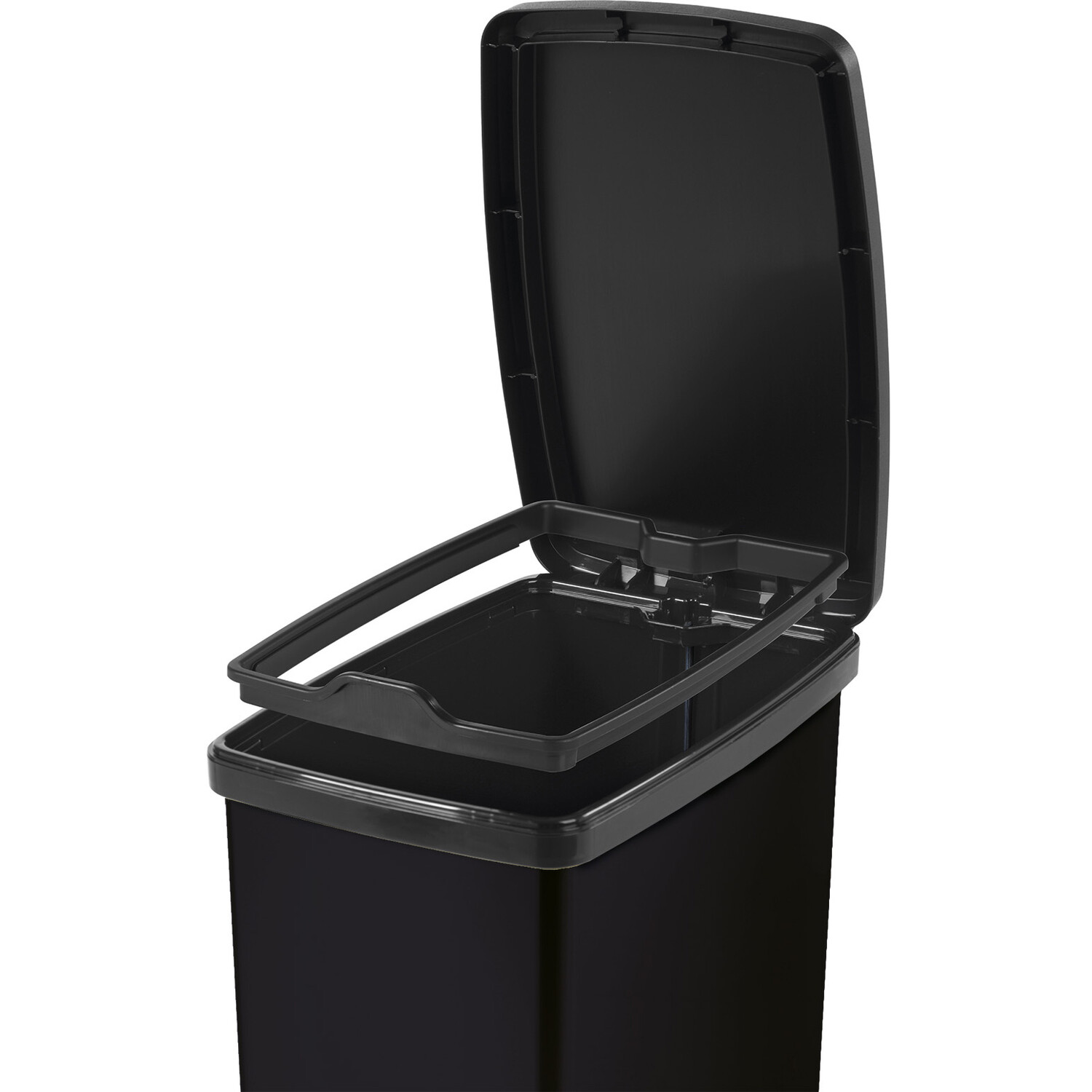 Moda Slim Pedal Bin 40L - Black Image 4