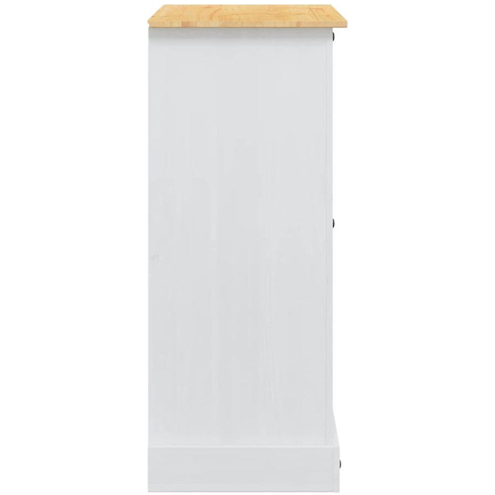 vidaXL 4 Drawer White Chest of Drawers Image 5