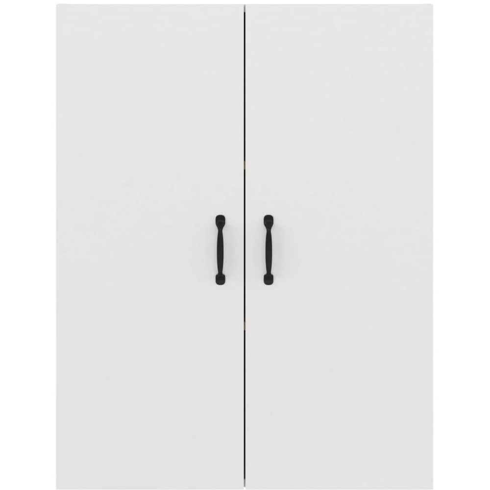 vidaXL 2 Door White Wall Cabinet Image 4