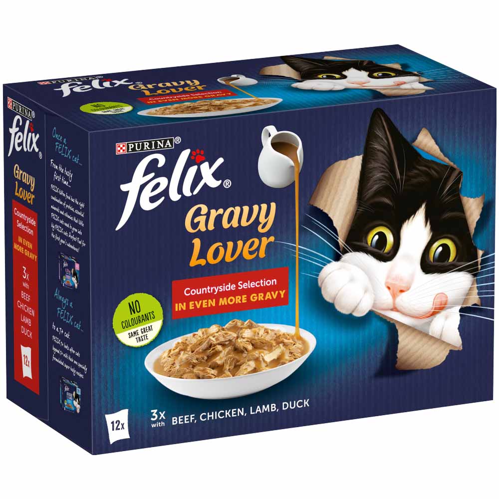 Felix As Good As It Looks Cat Food Gravy Lover Countryside 12 x 100g Image 3