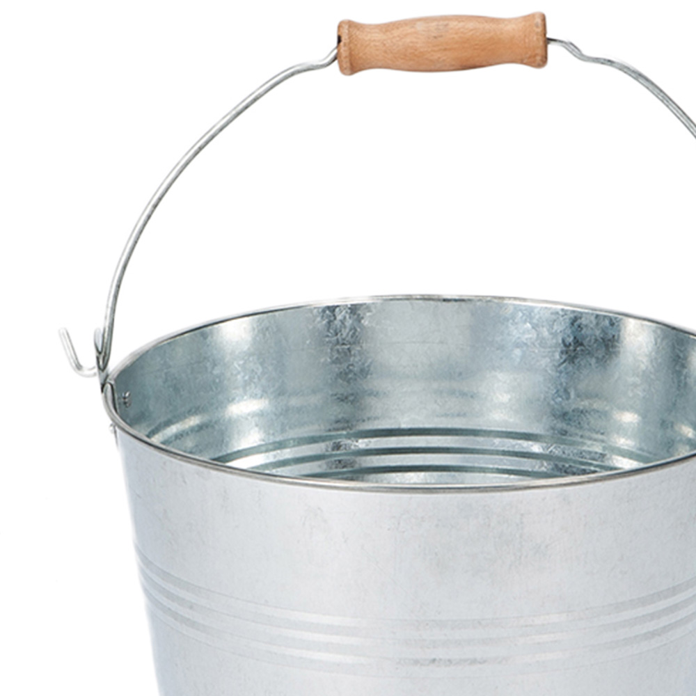 Highlands Homeware Galvanised Bucket 9L Image 2