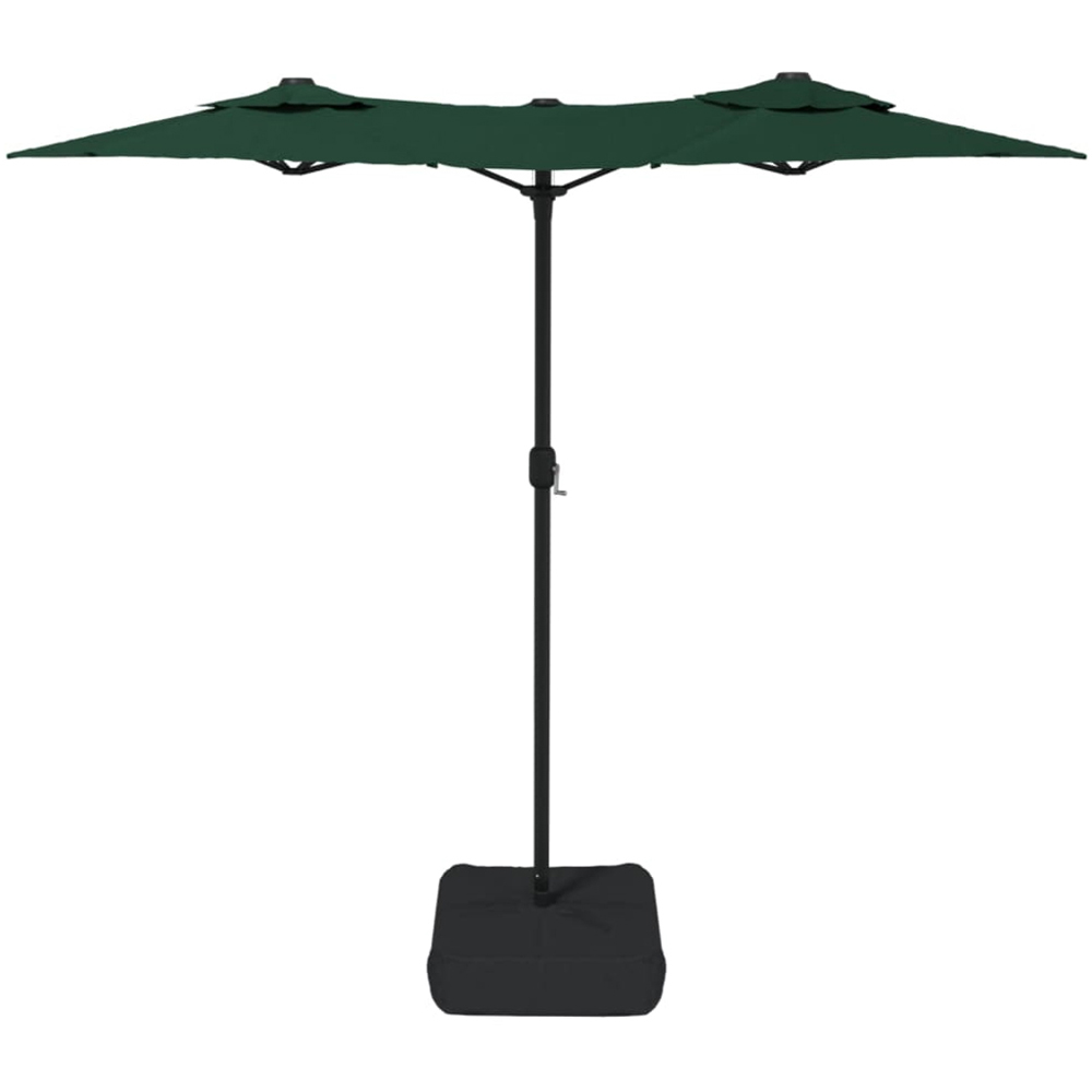 vidaXL Green Double Head Parasol 3 x 1.4m Image 3