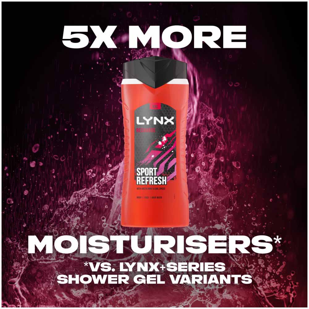 Lynx Shower Gel Recharge 225ml Wilko