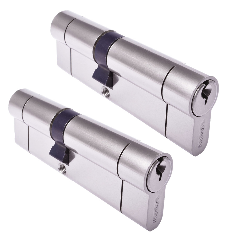 Wilko 45 x 55mm Nickel Cylinder Door Lock Image 6