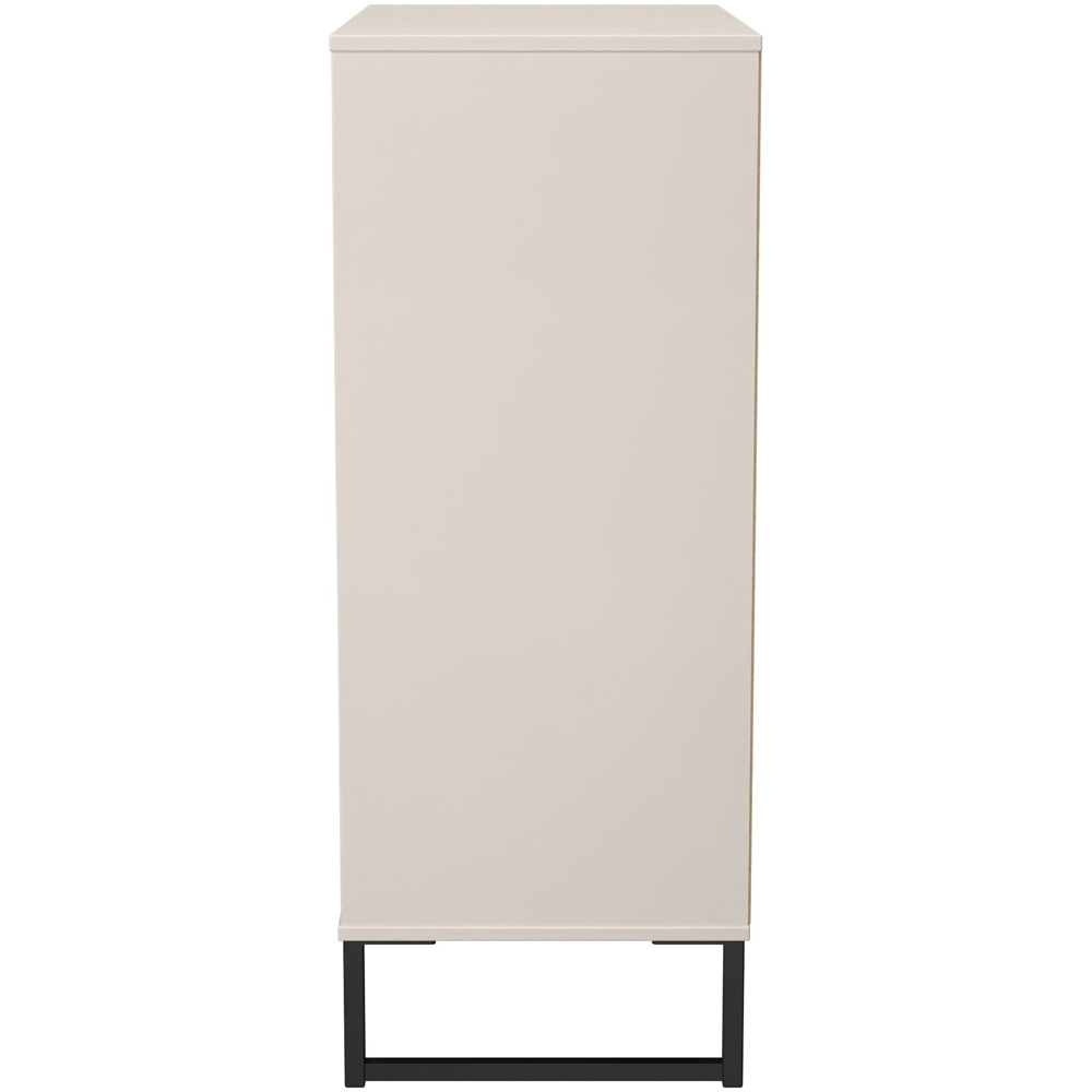 Crowndale Fluted 5 Drawer Kashmir Matt Chest of Drawers Ready Assembled Image 3