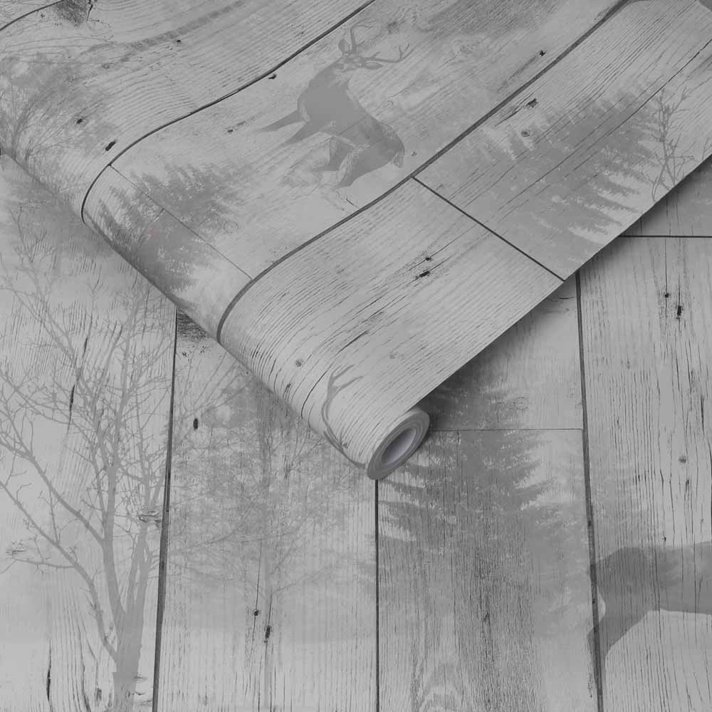 Superfresco Easy Highland Plank Grey Wallpaper Image 2