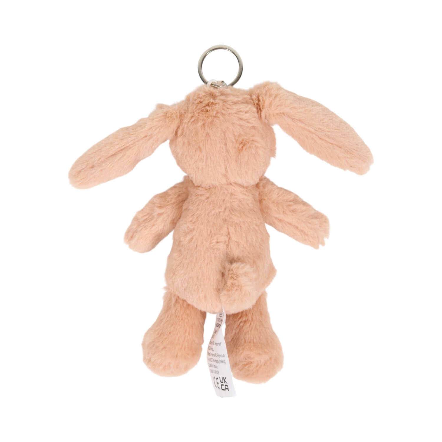 Fluffy Bella Bunny Keyring Natural | Wilko