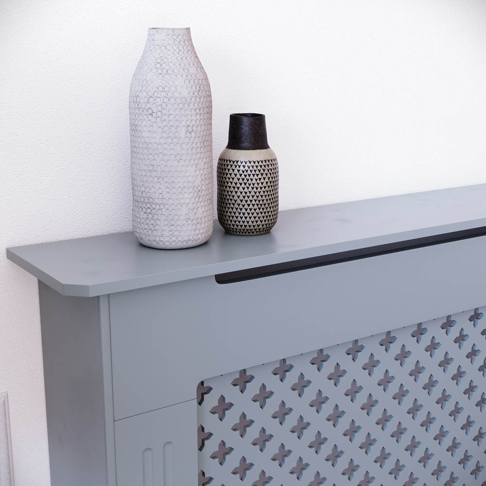Vida Designs Oxford Grey Radiator Cover Extra Large Image 4