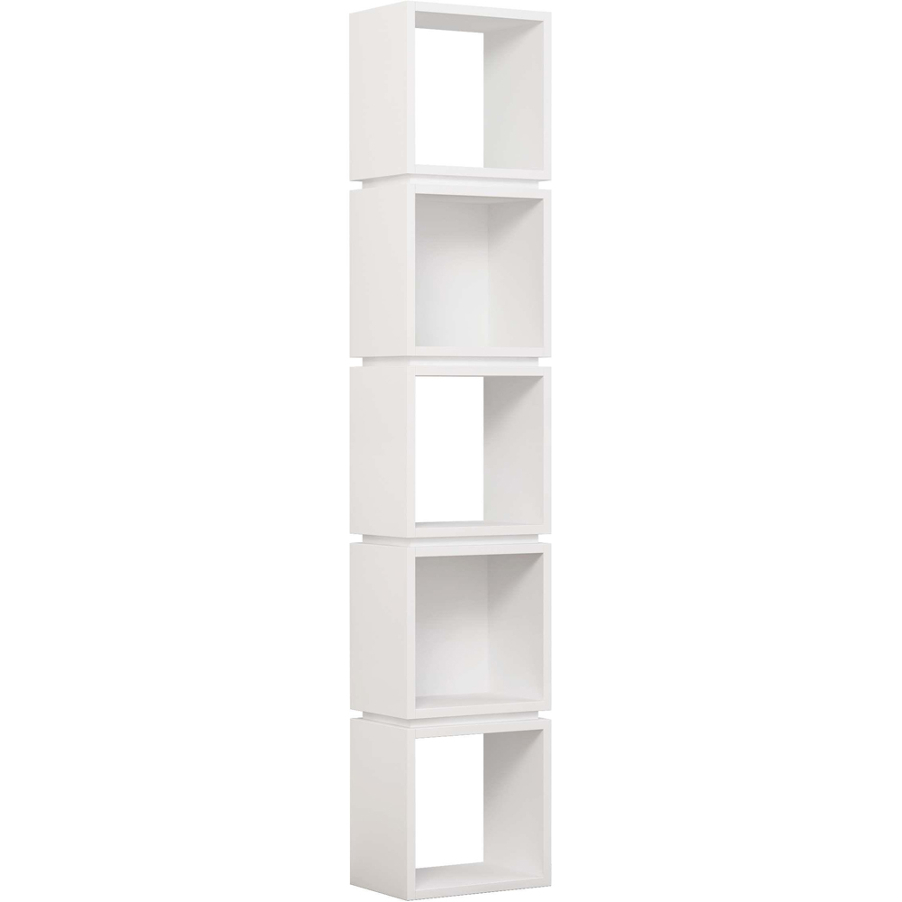 Decortie Multi 5 Cube White Modern Bookcase Image 2