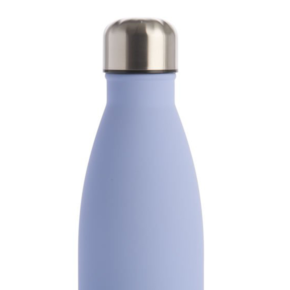 Wilko 500ml Blue Double Wall Water Bottle Image 2