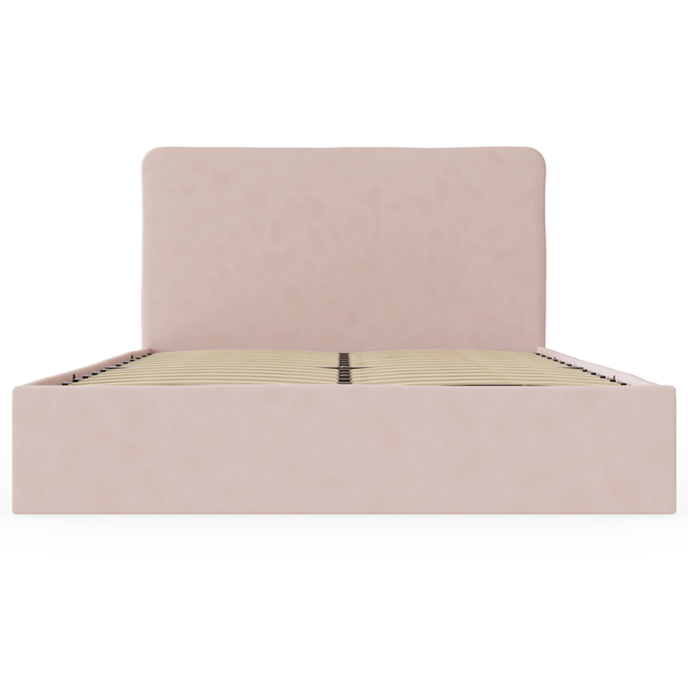 GFW Chiswick King Size Soft Pink Ottoman Bed Image 2