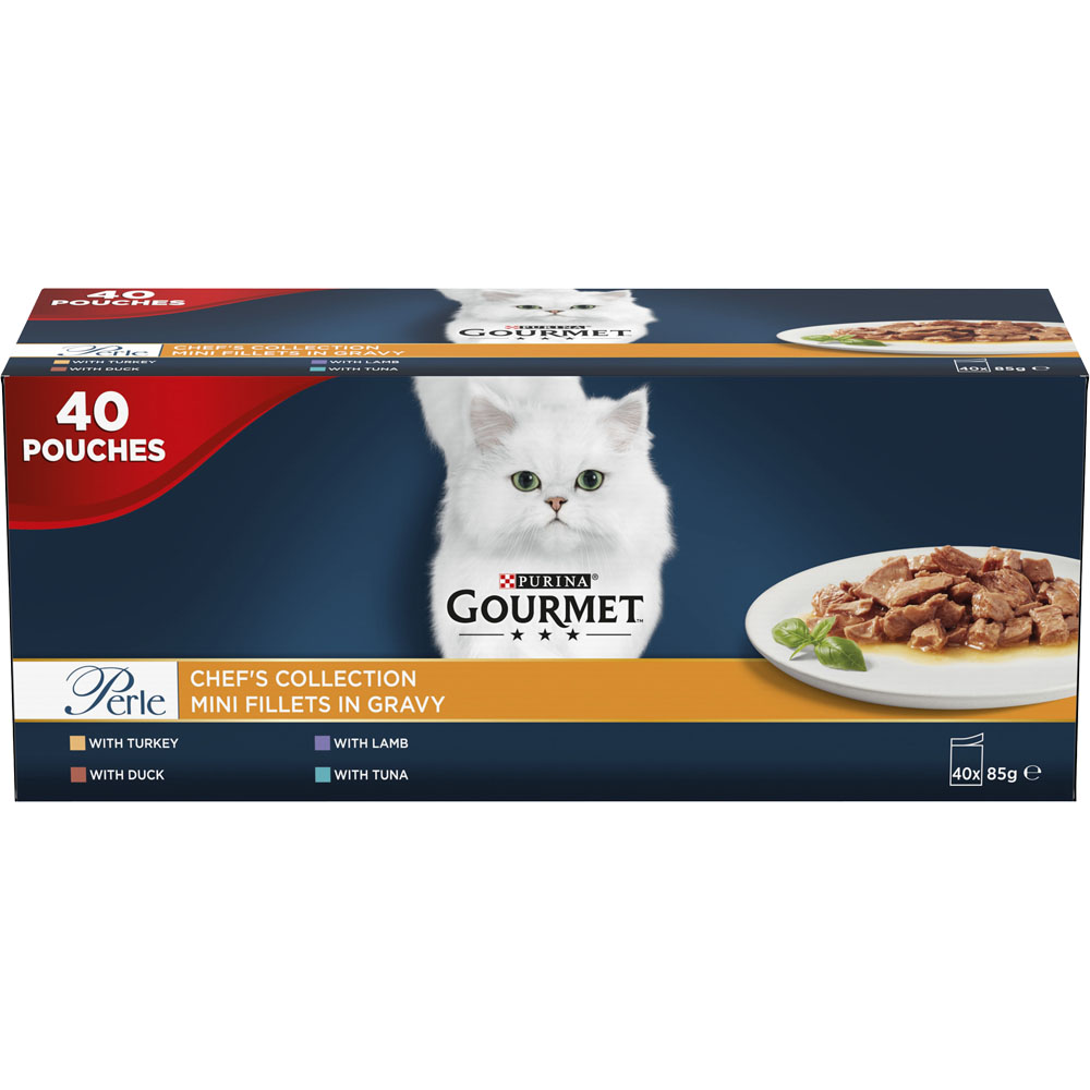 Gourmet Perle Chef's Collection Mixed Cat Food 40 x 85g Image 7