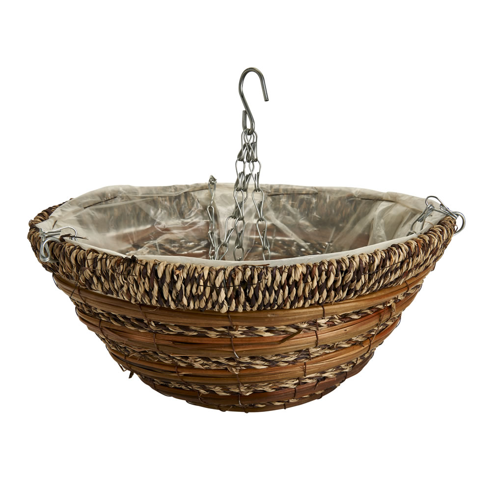 Wilko Seagrass Hanging Basket 35cm Wilko