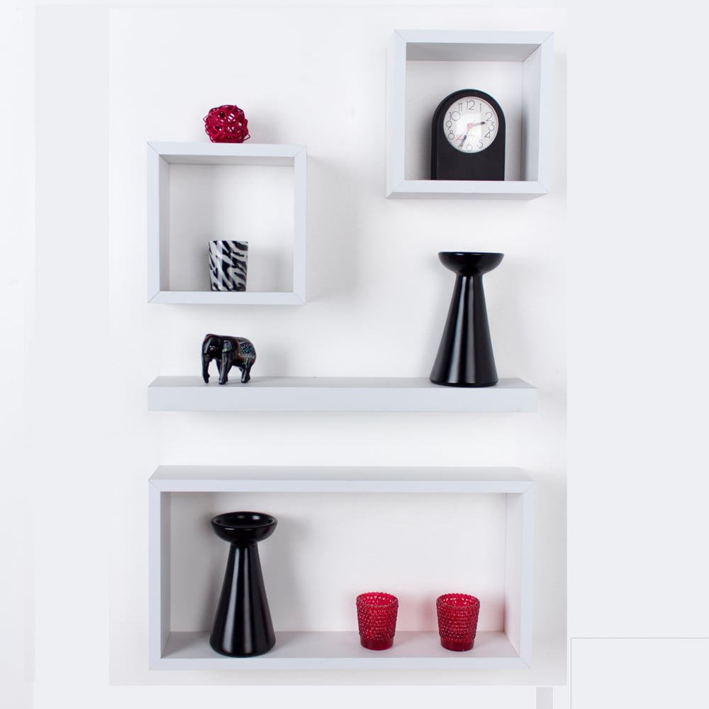 Core Products Hudson 4 Piece Matt White Wall Set Image 2