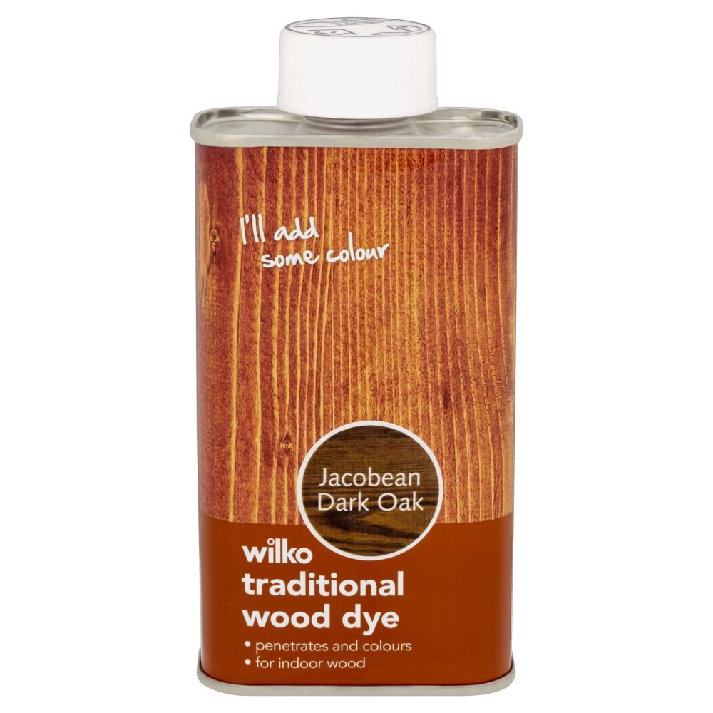 Wilko Jacobean Dark Oak Traditional Wood Dye 250ml Image 2