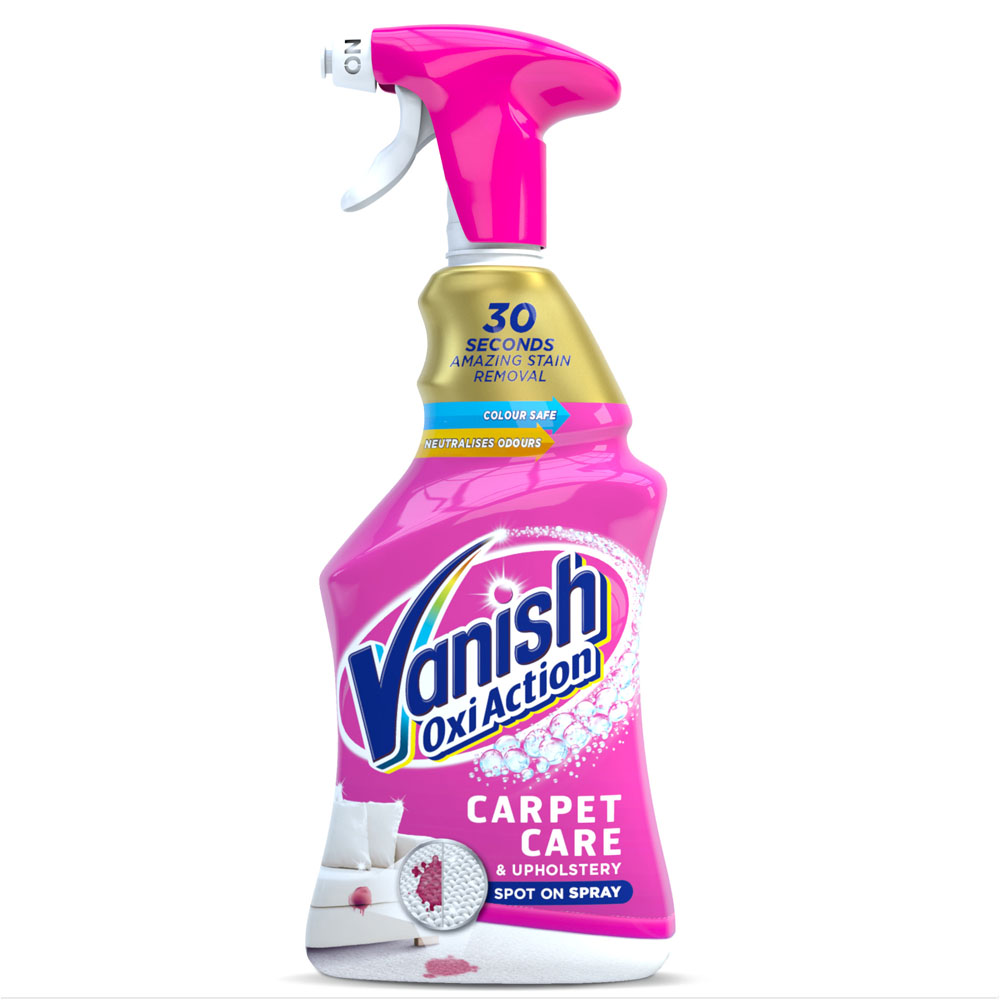 Vanish Gold Oxi Action Carpet Care and Upholstery Spot On Spray Case of 6 x 500ml Image 2