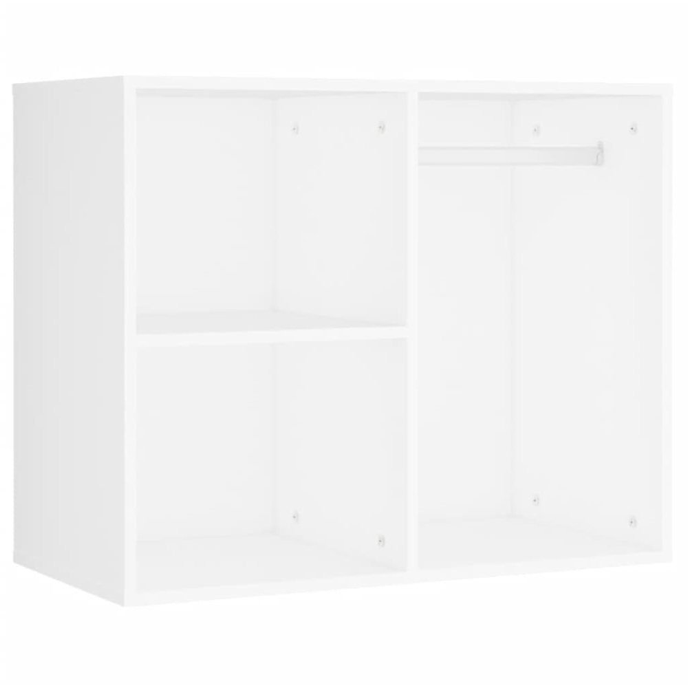 vidaXL White Single Drawer Dressing Table with LED Mirror and 2 Cabinets Image 5