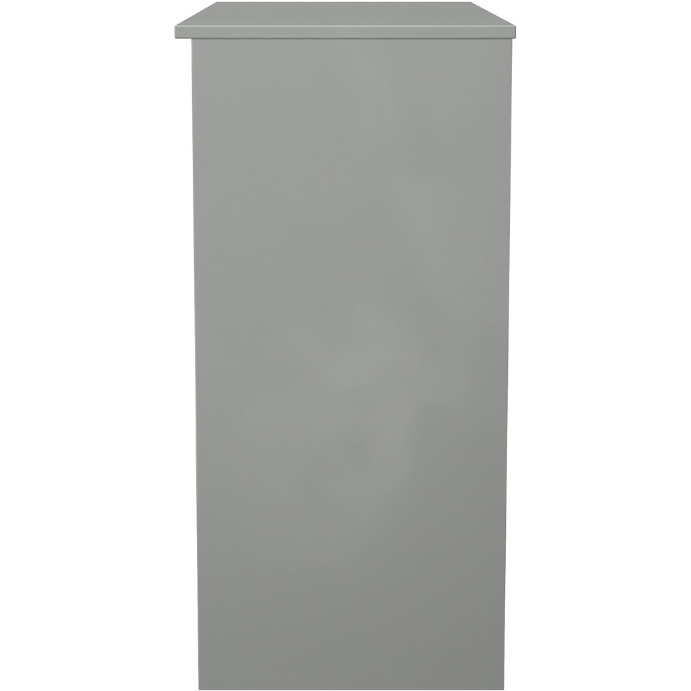 Crowndale Contrast 3 Drawer Dusk Grey Vanity Dressing Table Ready Assembled Image 3