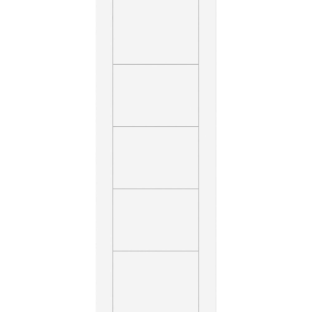 Green & Taylor White Deluxe Primed Ladder Prefinished Internal Door 1981 x 686mm Image