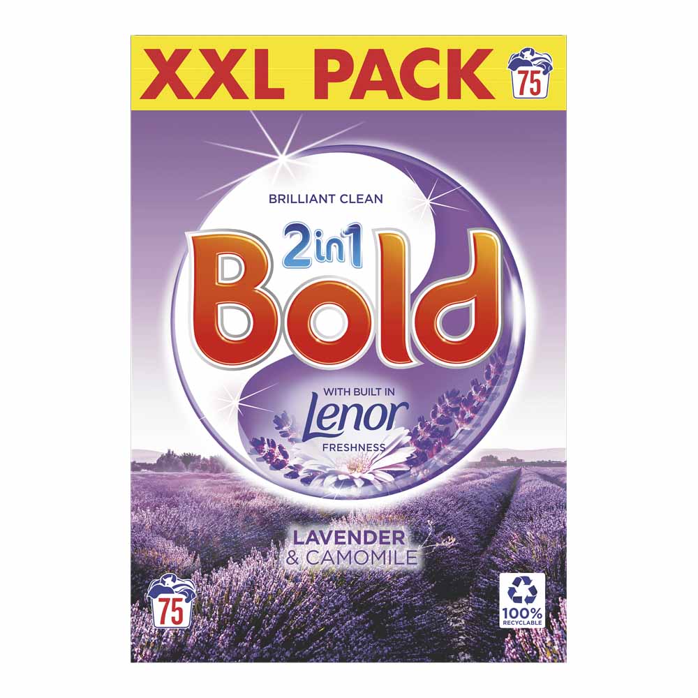 Bold 2in1 Powder Lavender & Camomile 75 Washes Image 2