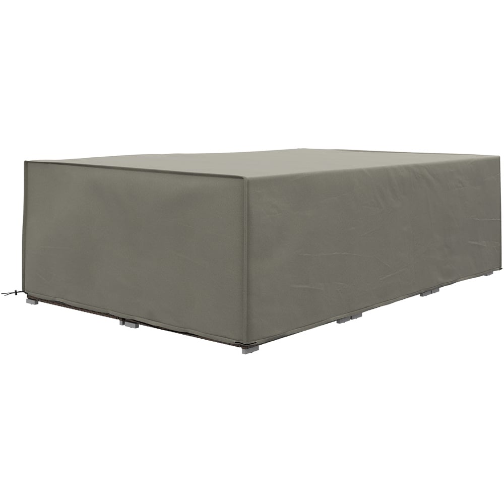 Outsunny Grey Oxford Rectangular Rattan Furniture Cover 222 x 155 x 67cm Image 1
