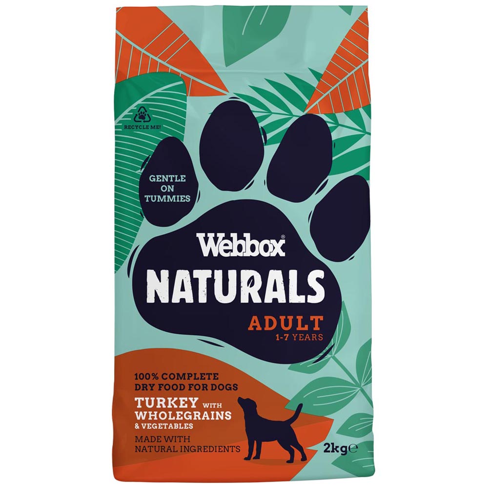 Webbox Naturals Dry Dog Food Turkey 2kg Image