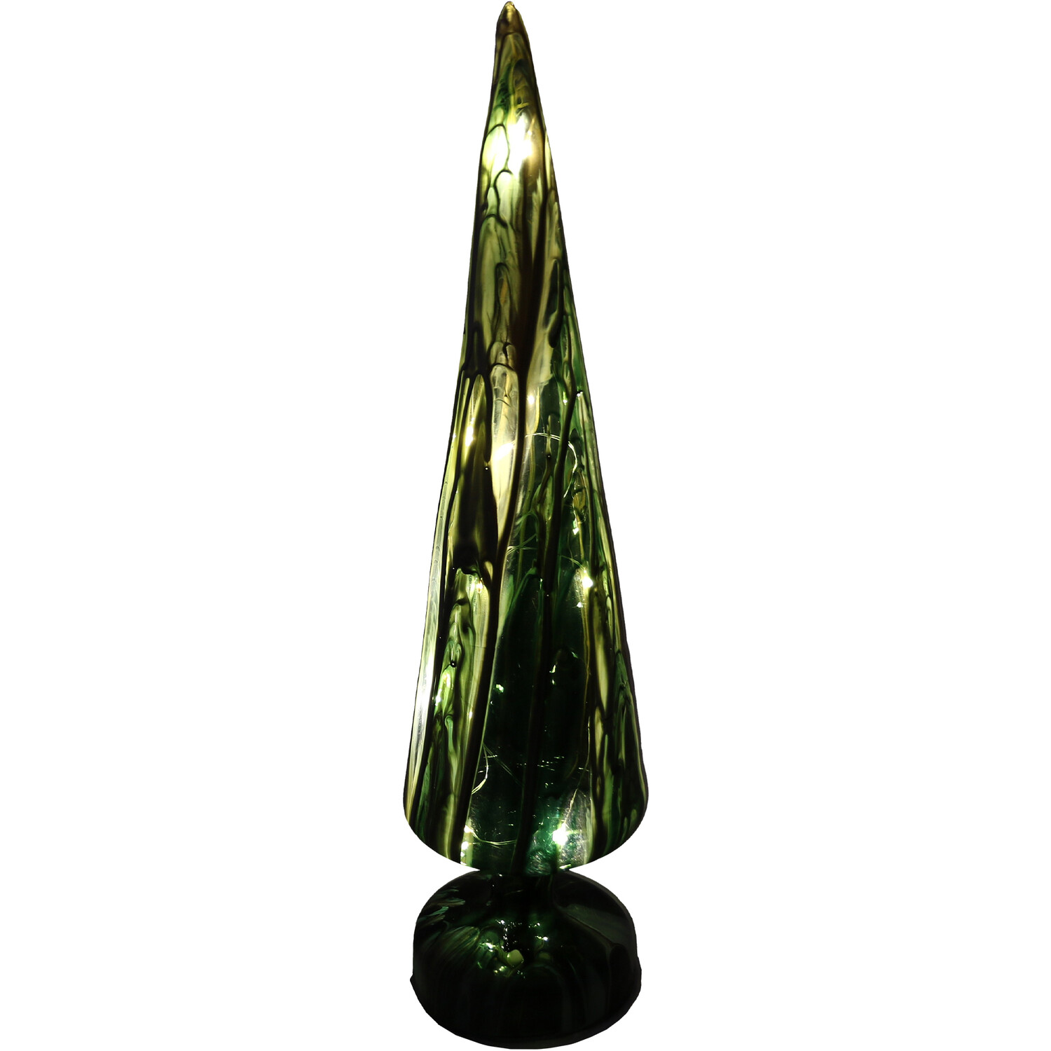LED Emerald Petrol Effect Tree Image 2