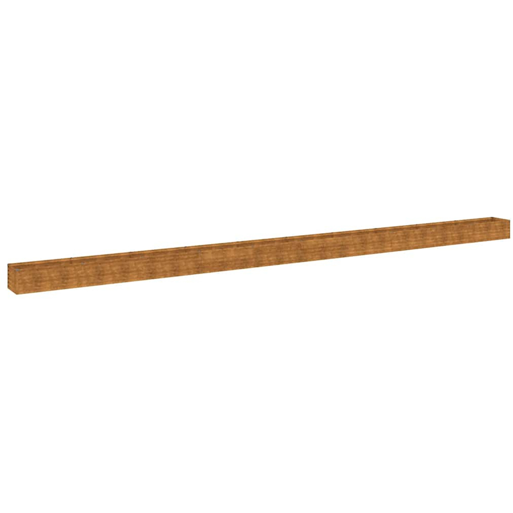 vidaXL Brown Corten Steel Raised Garden Bed 960 x 50 x 36cm Image 1