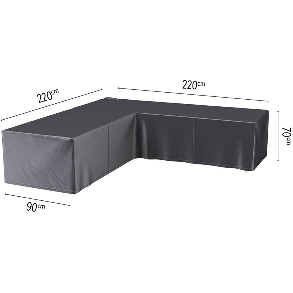 Platinum AeroCover L Shaped Garden Sofa Cover Image 7