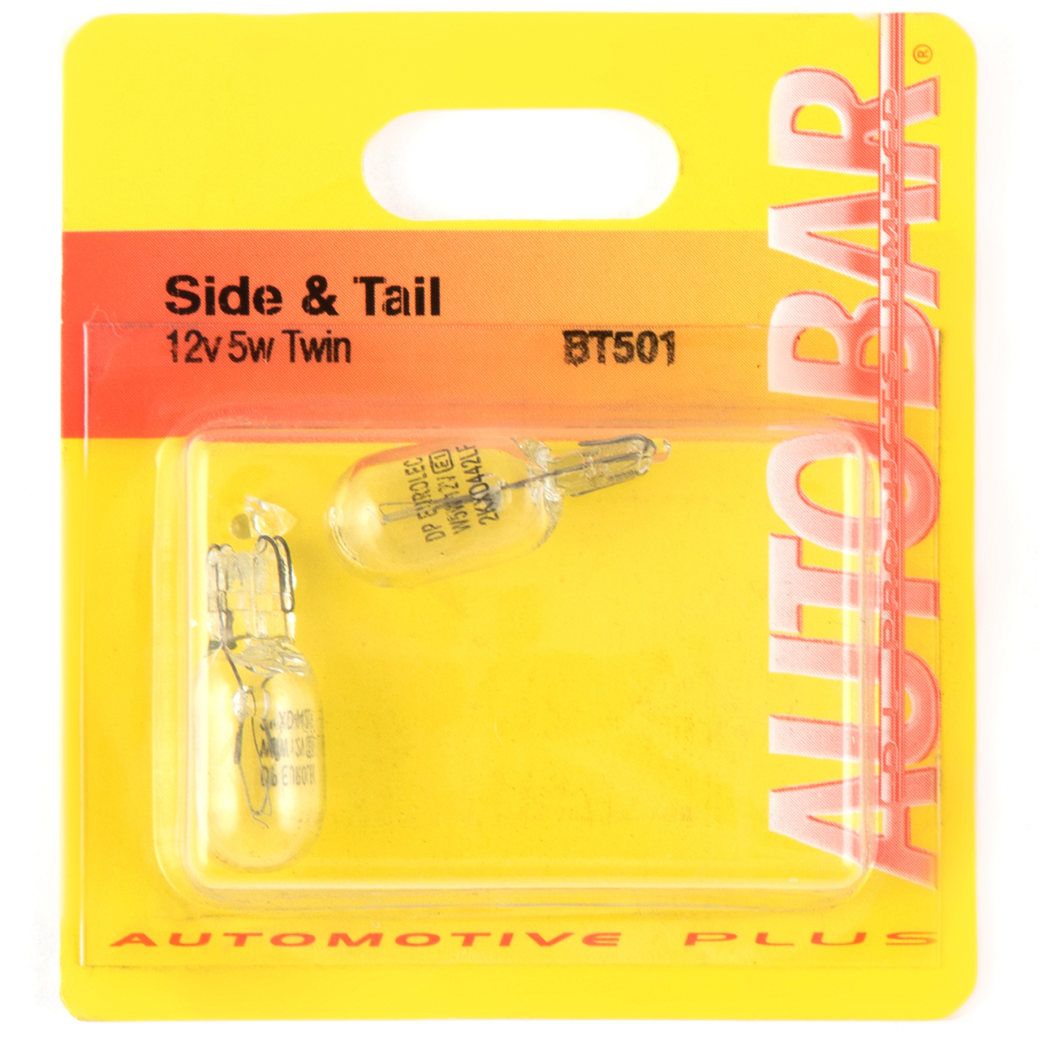 Autobar Side and Tail Blister Bulbs Twin Pack 12V 5W Image