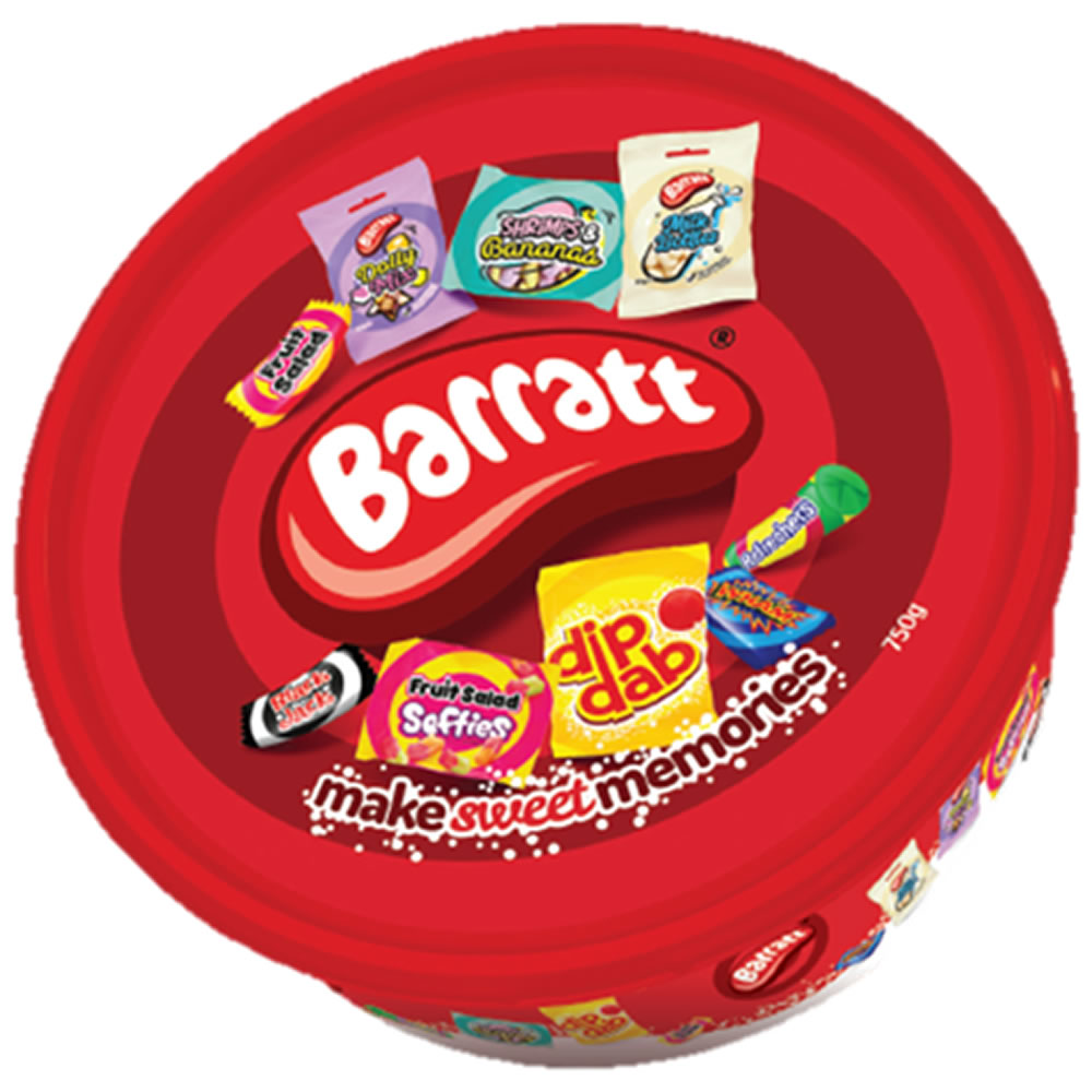 Barratt Sweets and Chews Assortment Christmas  Tub 750g Image