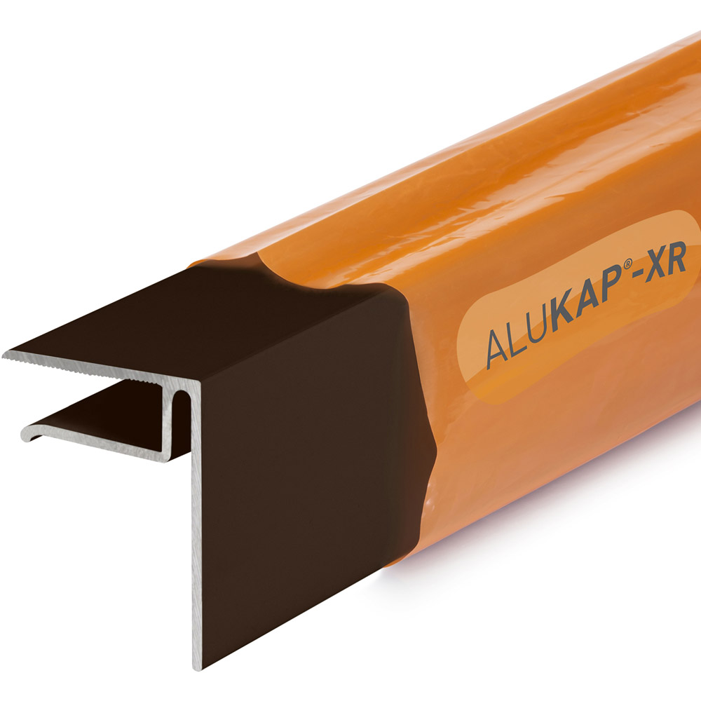 Alukap-XR 10mm Brown End Stop Bar 4.8m Image 1