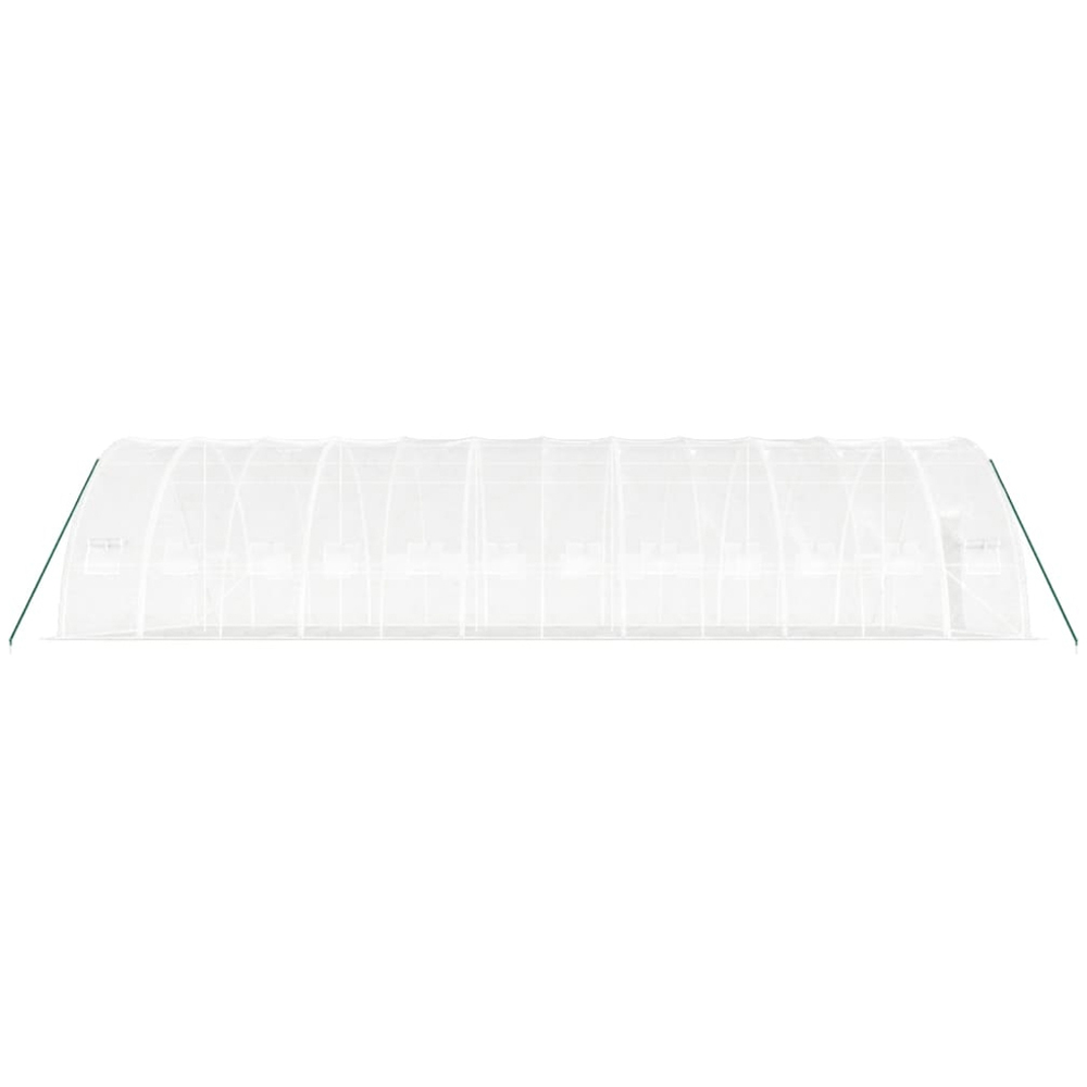 vidaXL White 19.7 x 39.3ft Greenhouse Image 5