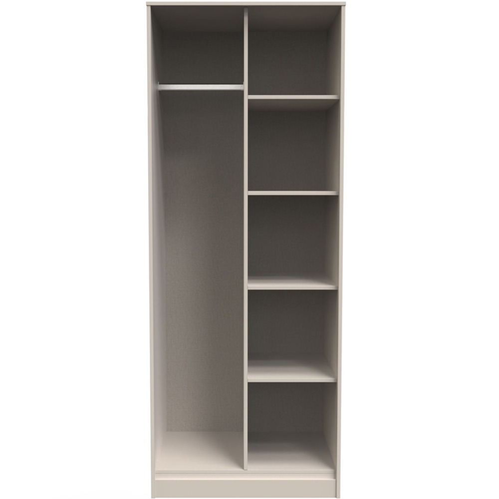 Crowndale Hong Kong Ready Assembled Kashmir Ash Tall Open Wardrobe Image 3