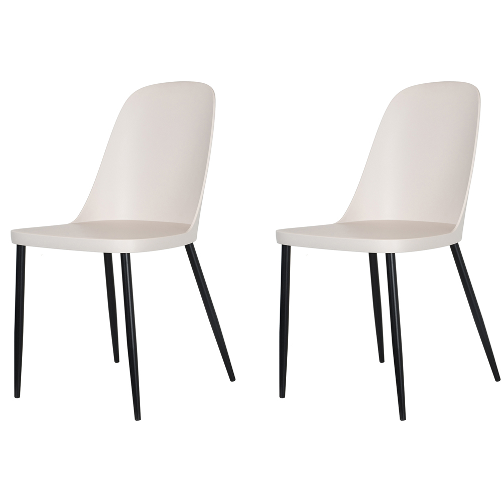 Core Products Aspen Duo Set of 2 Calico and Black Chair Image 2