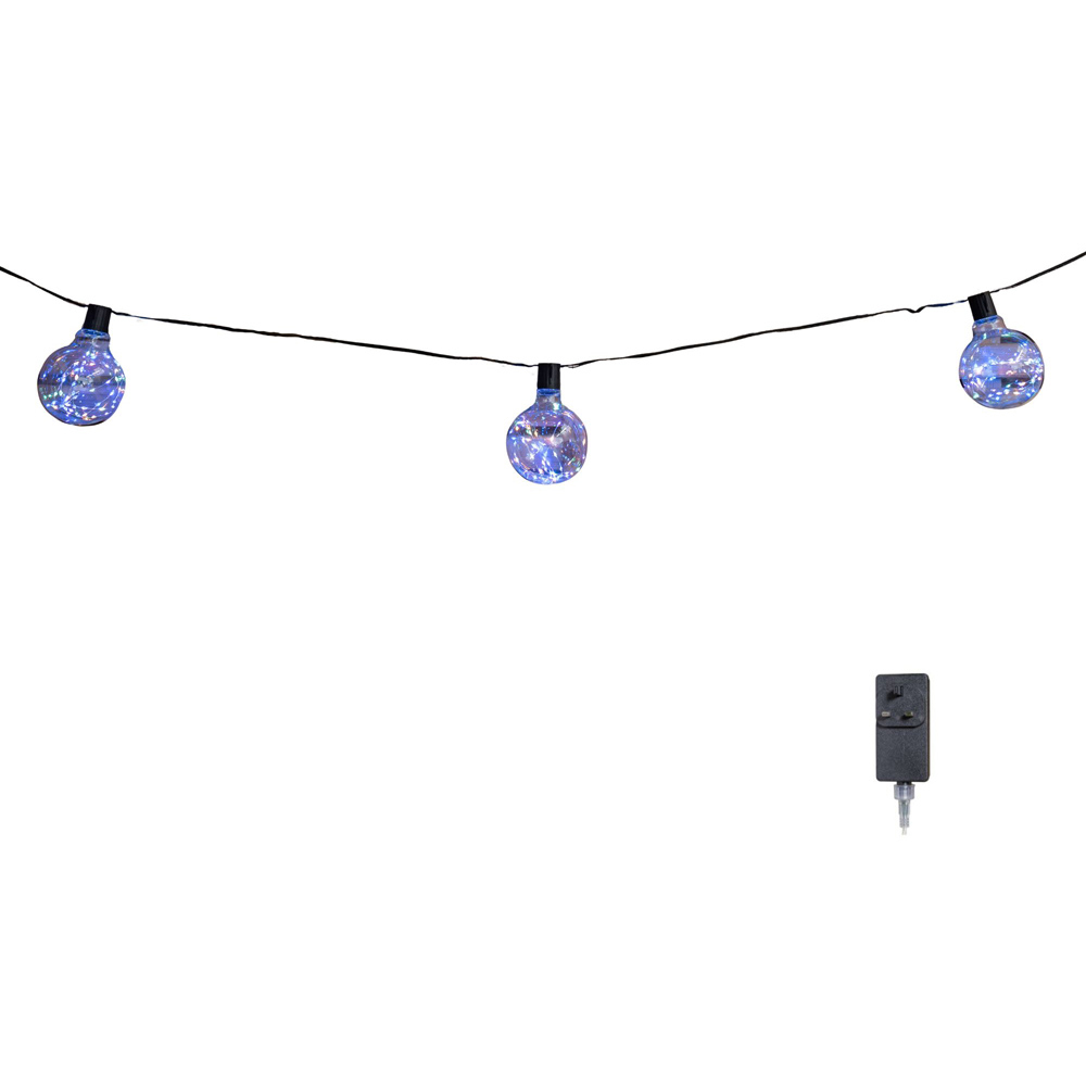 Samuel Alexander 20 Multicoloured LED Connectable Galaxy Festoon Firefly Christmas String Light 9.5m Image 2